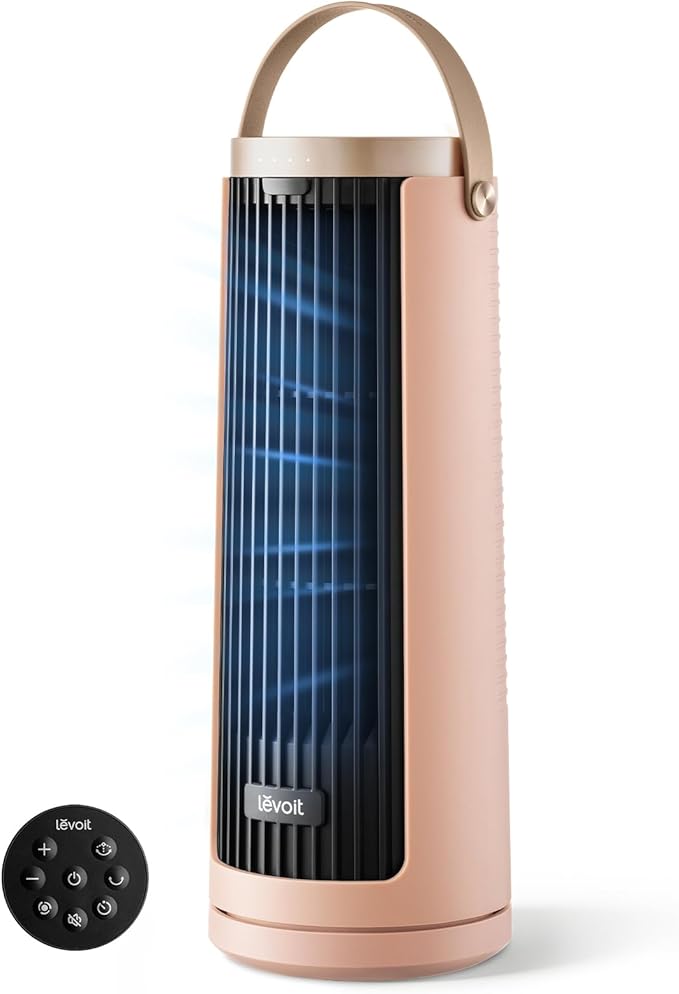 LEVOIT Tower Fan for Bedroom, 20dB Quiet Desk Fan by Unknown