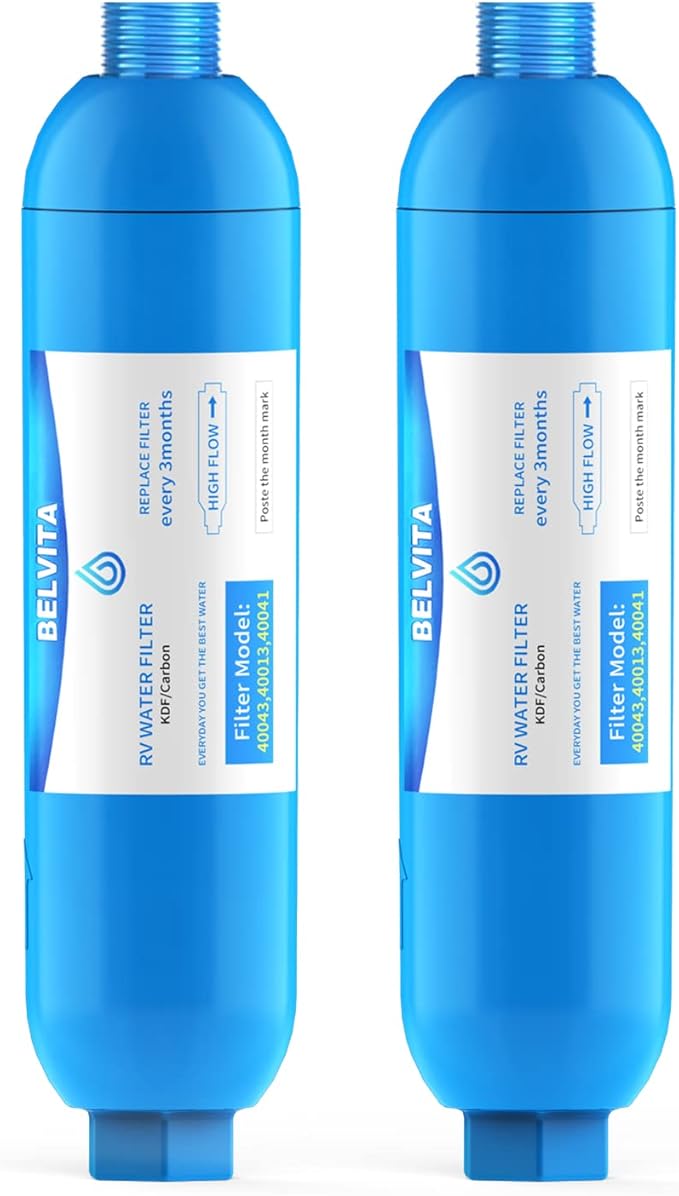 BELVITA RV Inline Water Filter, Dedicated by BELVITA