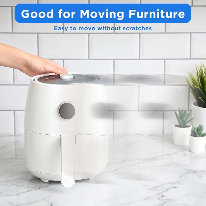 8Pcs Self Adhesive Caster Wheels 360° Rotation Small Appliance Rollers - Image 3
