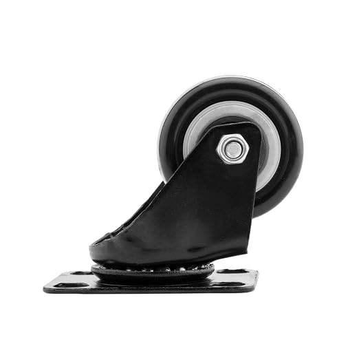 4 PCS 1.5 inch Heavy Duty Caster Wheels Polyurethane PU Rubber Swivel Casters - Image 7
