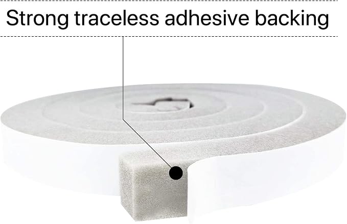 Air Conditioner Foam-1 Roll, 2 Inch Wide X 1 Inch Thick Total 6.5 Feet Long - Image 3