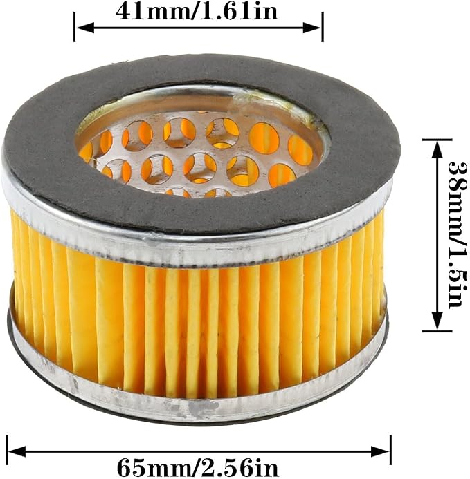 AYLIFU-4PCS Air Compressor Intake Paper Filter Elements Piston Type Air - Image 2