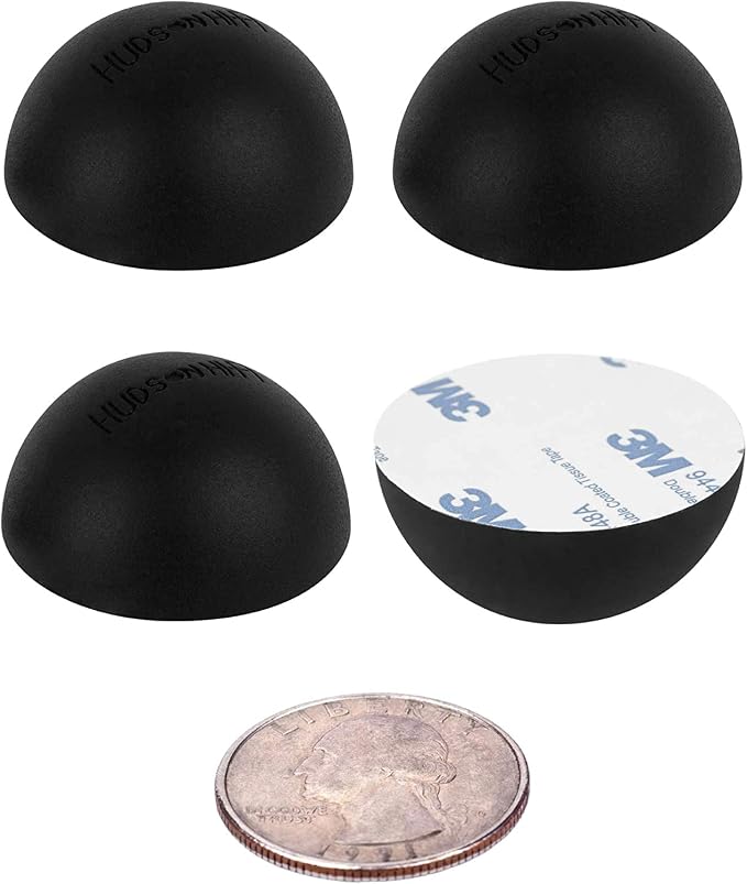 Hudson Hi-Fi Speaker Isolation Feet – Adhesive Silicone Anti-Vibration Pads by HudsonHi-Fi