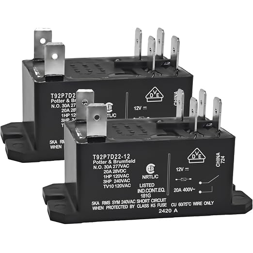 T92P7D22-12 Power Relay 6-1393211-9 by CasalyticsOfficals