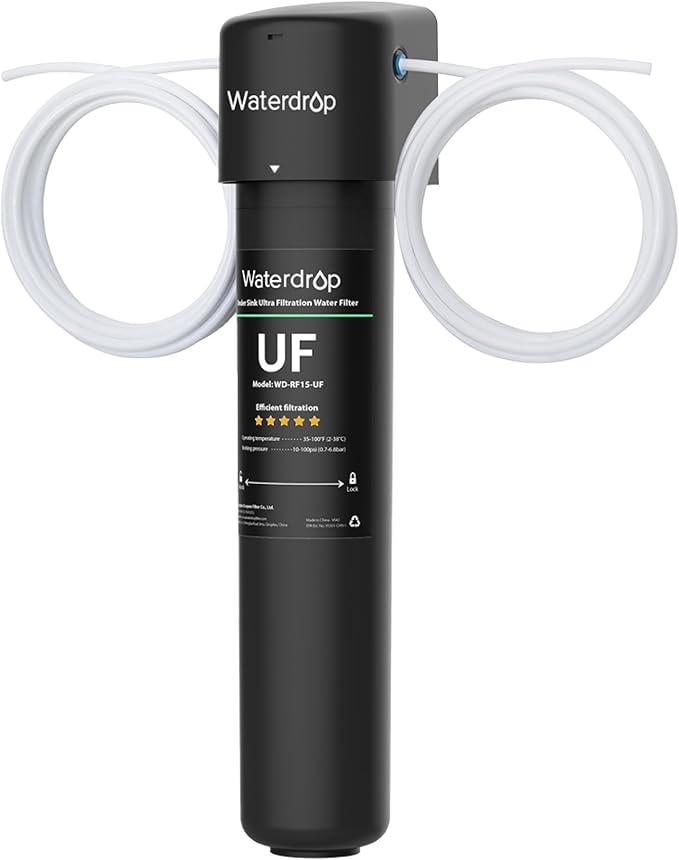 Waterdrop 15UC-UF 0.01μm Inline Water Filter by Waterdrop