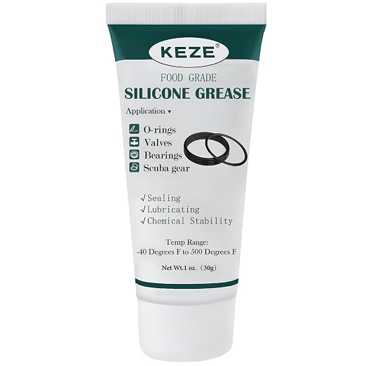 KEZE Waterproof Food Grade Silicone Lubricant Plumbers Grease by KEZE