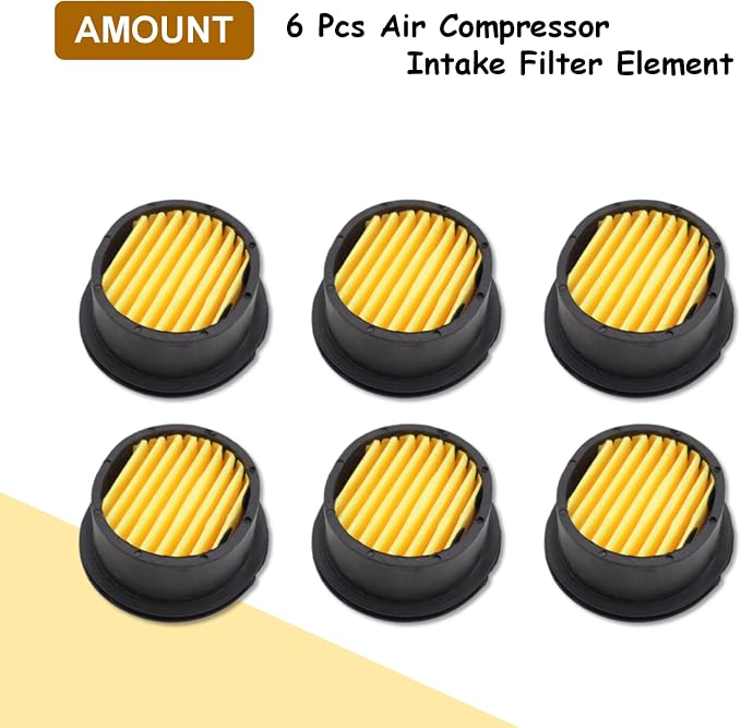 Pack of 6 Air Compressor Silencer Replacement Elements, Air Compressor Intake - Image 6