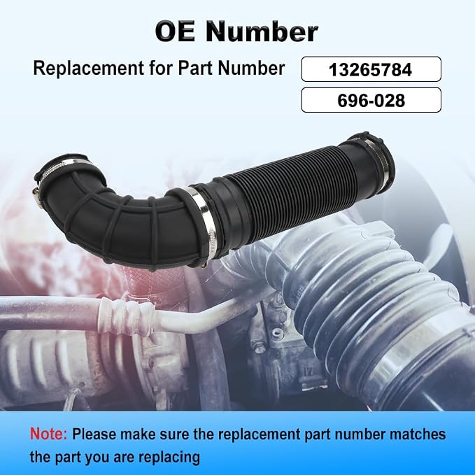 Engine Air Intake Hose Outlet Duct Compatible - Image 2