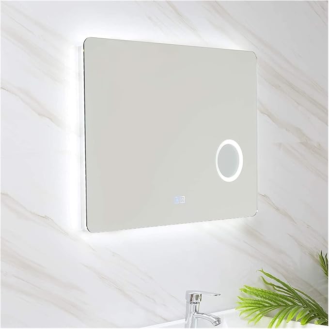 Illuminated LED Bathroom Mirror, Wall Mounted Backlit Makeup Vanity Mirror - Image 2