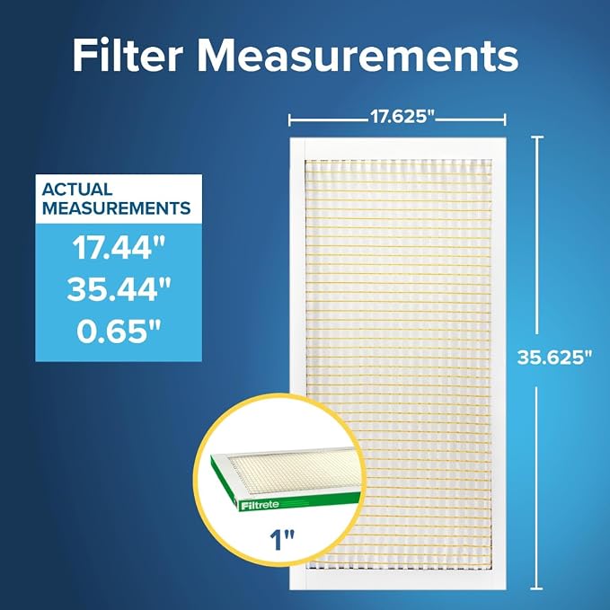 Filtrete 17 5/8x35 5/8x1 AC Furnace Air Filter, MERV 8, MPR 700, Tough on Pollen - Image 2