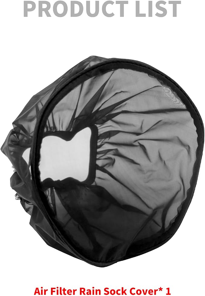 Waterproof Air Filter Rain Sock Motorcycle Dustproof Air Intake Protective - Image 5