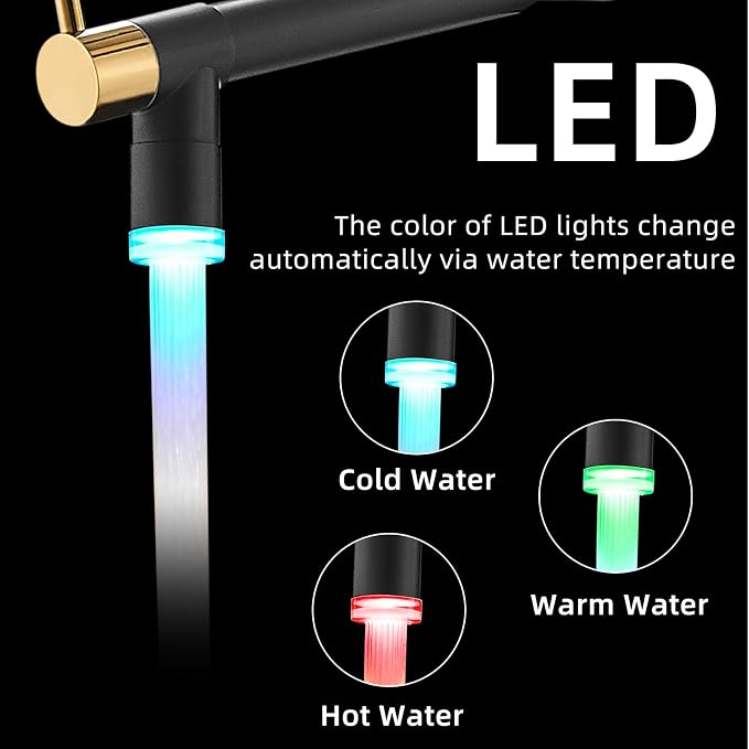 Fapully LED Kitchen Faucet - Image 9