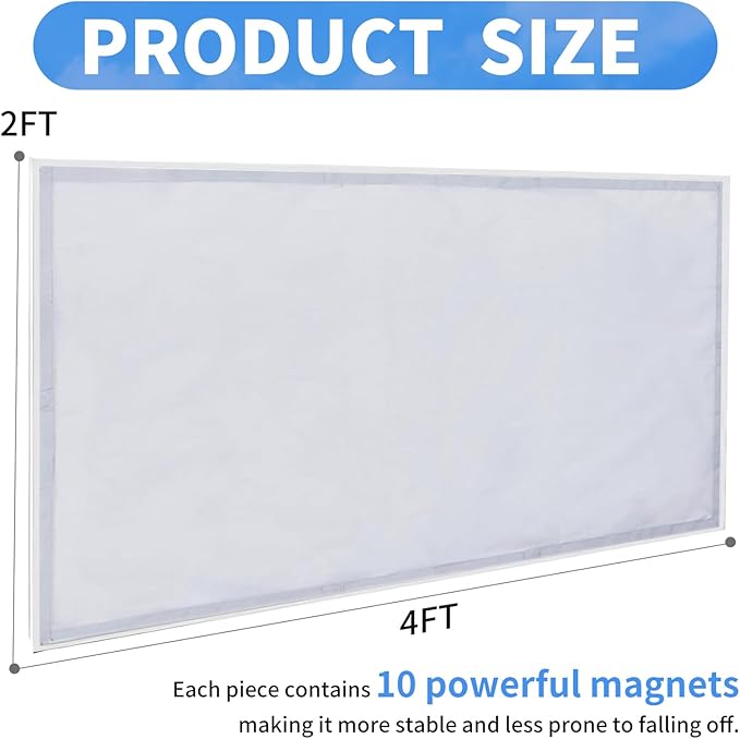 Torixqi 8 Pcs Fluorescent Light Covers - Image 2
