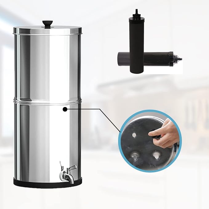 Huining 2PCS Black Water Filters - Image 5