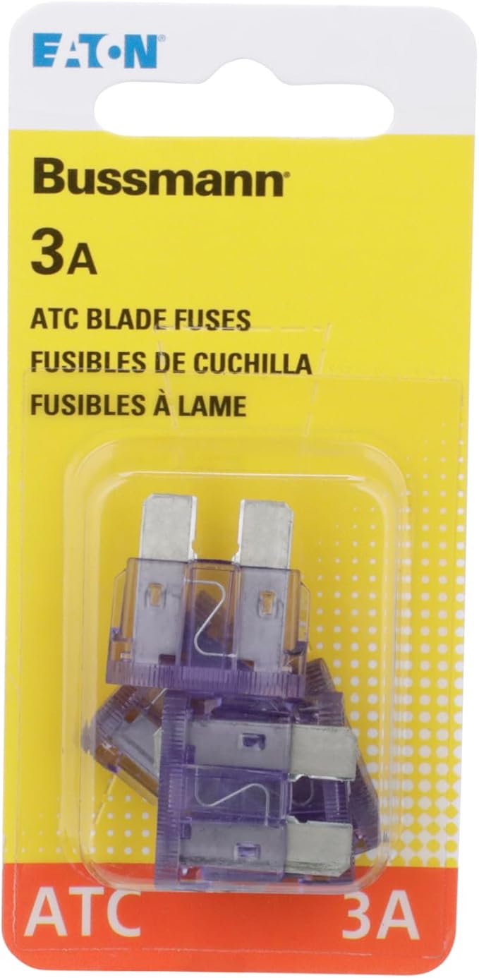 Eaton Bussmann Automotive Fuse, ATC Series, 32V DC, Non-Indicating ATC-3 Pack by Bussmann