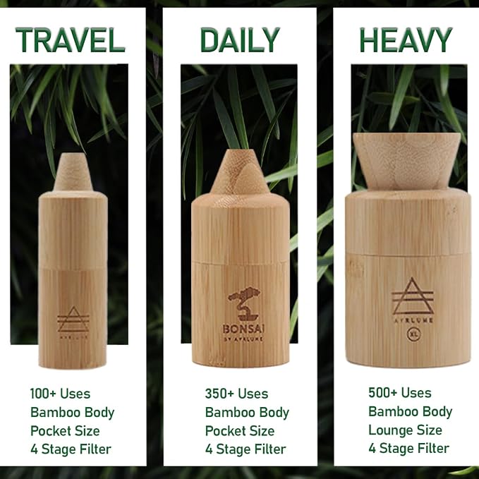 Personal Bamboo Smoke Air Filter 2 Pack - Image 6