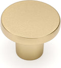 Ravinte 3 Pack Cabinet Knobs Sandy Gold Kitchen Cabinet Knobs Round Dresser Drawer Pulls Closet Door Pulls 1-1/5 Inch