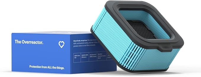 Mila Air Authentic Overreactor H14 HEPA Home Replacement Filter, Genuine Mila by Mila