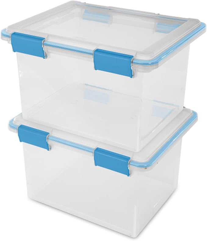 Sterilite 16-Pack Gasket Box, Weather-Resistant Storage Bins - Image 4