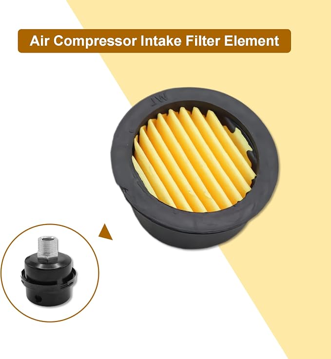 Pack of 6 Air Compressor Silencer Replacement Elements, Air Compressor Intake - Image 2