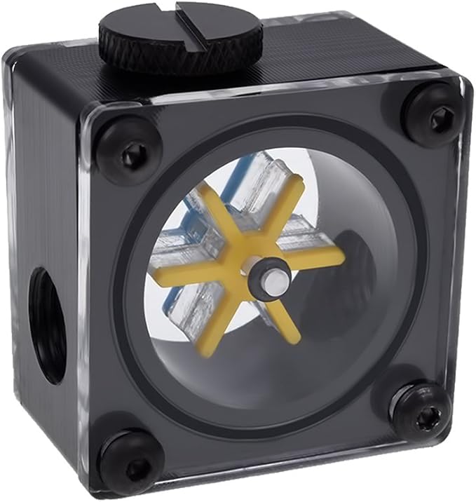 Alphacool G1/4" Eisfluegel Flow Indicator, Square Shape - Image 2