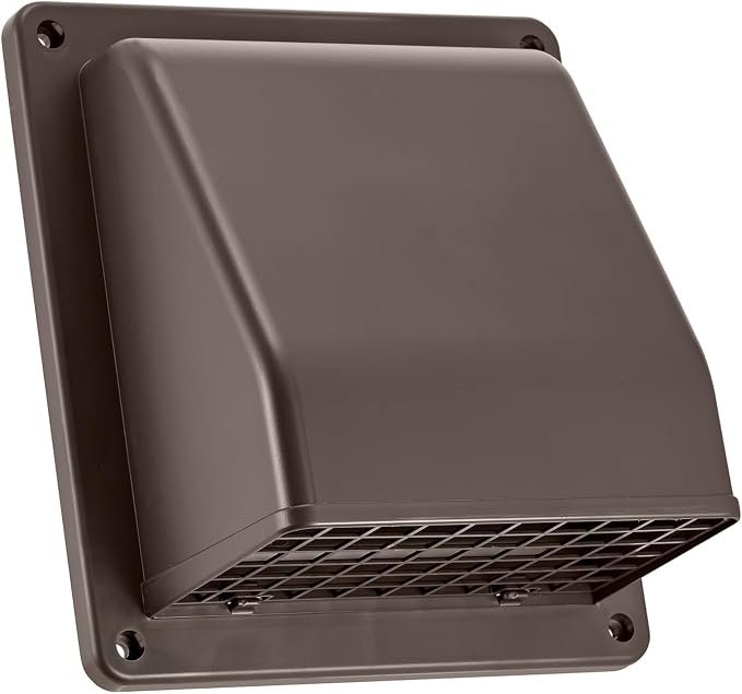 Lambro 6" Plastic Wall Exhaust or Air Intake Vent by Lambro