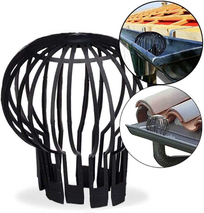 SagaSave Down Pipe, Roof Gutter Balloon Guard Filter Strainer, Plastic Downpipe - Image 5