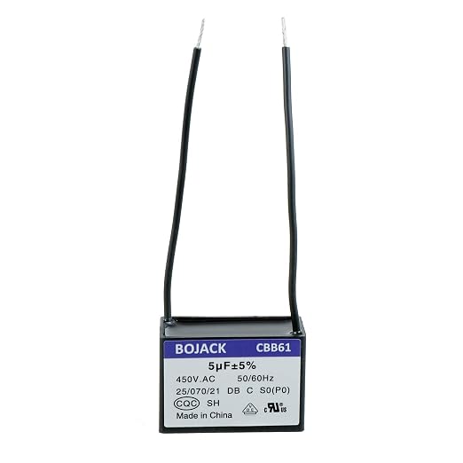 BOJACK CBB61 5uF 450V AC Ceiling Fan Starting Capacitor - Image 2