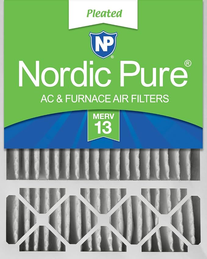 Nordic Pure 20x25x5 Lennox X6673 X6675 Replacement MERV 13 Air Filter 1 Pack by NordicPure