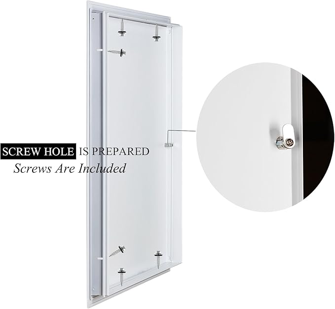 Access Door 16x24 Drywall Access Panel 2Pack Thickened 1mm for Drywall, Attic Door, Ceiling with Key (16X24 inch, Traditional, 2, AD16241MM-2P)