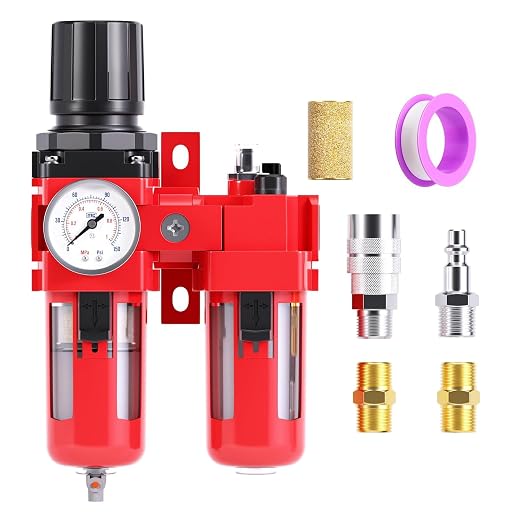 TAILONZ PNEUMATIC 3/4 Inch NPT Air Filter Pressure Regulator Water/Oil Trap by TAILONZPNEUMATIC