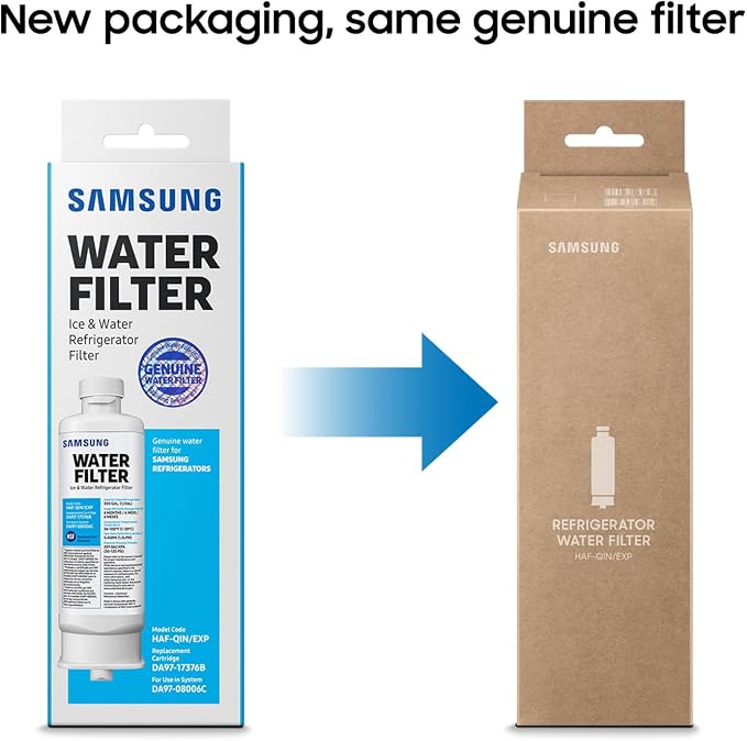 Samsung HAF-QIN/EXP Genuine Refrigerator Water Filter, 6-Month Life, Easy - Image 10