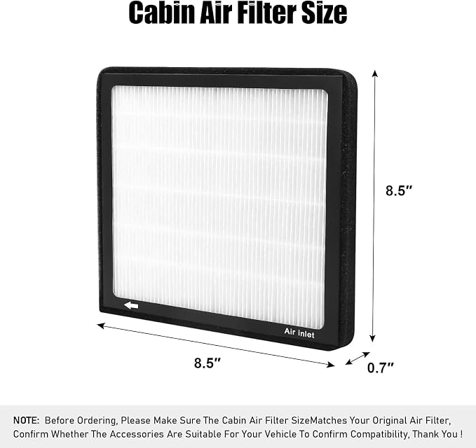 CF9846A, Cabin Air Filter with activated carbon particle compatible with Toyota - Image 2