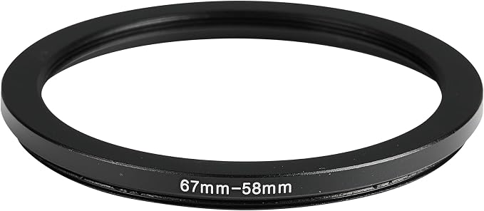 67-58mm Metal Step-Up/Down Ring Adapter Compatible - Image 2
