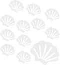 Clear Bathtub Stickers Non Slip, Shell Shaped Tubs Safety Shower Treads, Adhesive Sticker for Bathroom Bathtub, Shower Floor(30Pcs)