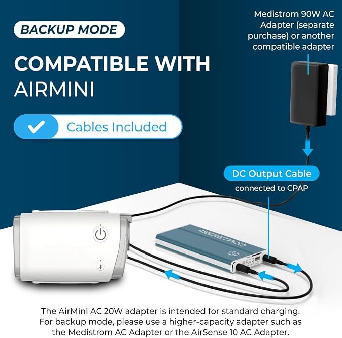 Bundle: Medistrom Pilot 24 Lite - 95Wh CPAP Battery Backup Power Supply - Image 8