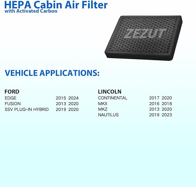Cabin Air Filter, for Edge 2015-2023, Fusion 2013-2020, MKZ 2013-2020, Nautilus - Image 2
