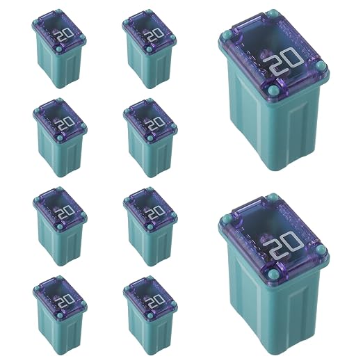 20A 20AMP 32V FMM MCASE 608820 Micro Cartridge Fuses Low-Profile Fuses Kit by EPLZON