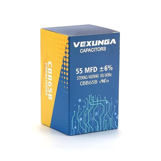 VEXUNGA 55uF 55 MFD 370VAC 440VAC 450VAC 50/60Hz CBB65 CBB65B Run Start - Image 5