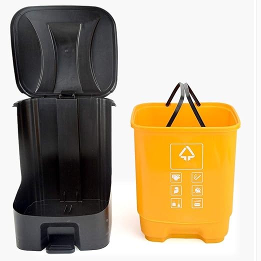 HASMI Trash Can Pedal-Type Trash Can, - Image 3