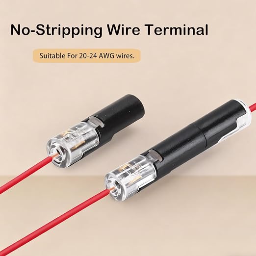 1-Pin 1-Way Pluggable Wire Connectors, No Stripping Detachable Plug Connector - Image 5