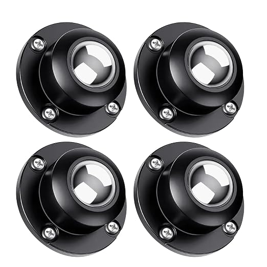 Self Adhesive Caster Wheels 1 Inch by HUFATWINS