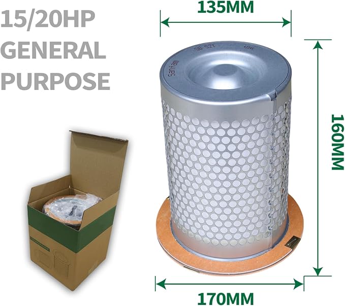 DB2074 DB2132Oil Separator Compatible, 15KW/20HP Replacement Part Element - Image 6