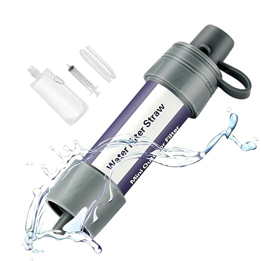 Personal Straw Water Filter by Lormandy