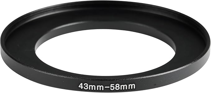 43-58mm Metal Step-Up Ring Adapter Compatible - Image 3