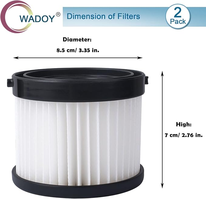 49-90-1951 HEPA Cartridge Filter Kit by Wadoy Compatible - Image 4