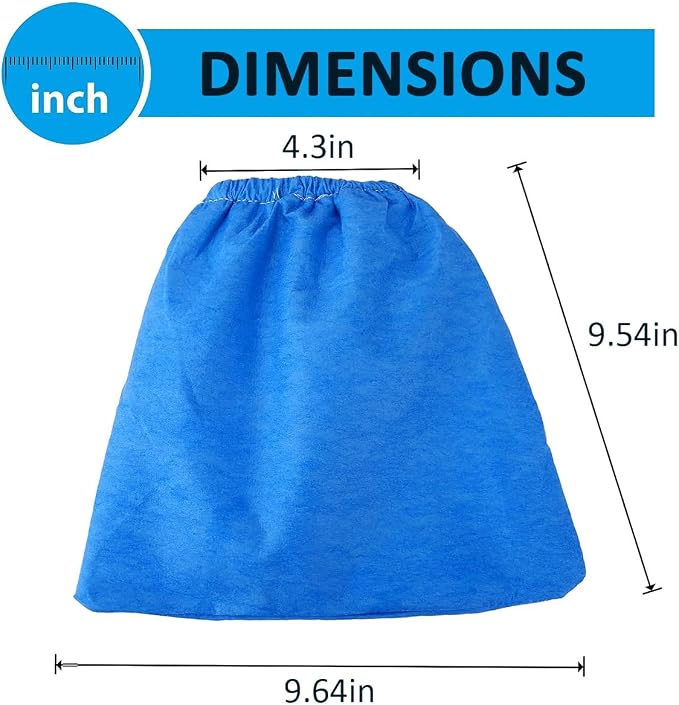 Cloth Filter for Craftsman 2&2-1/2 Gal. Shop Vac 916949, MICROLINED - Image 2