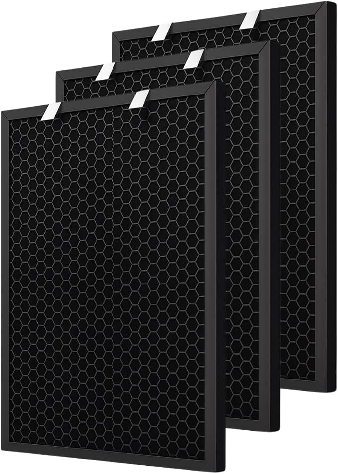 Nispira Activated Carbon Pre Filter Replacement, 3 Pack, Compatible by Nispira
