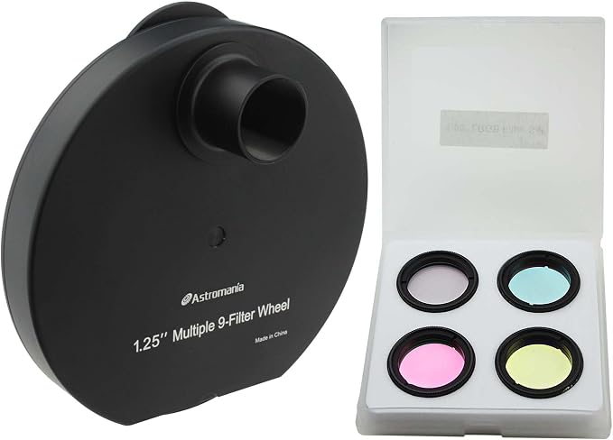 Astromania 1.25" Multiple 9-Position Filter Wheel - Image 6