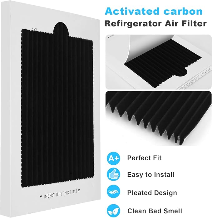 6-Pack Premium Refrigerator Air Filter Replacement, Carbon Activated Filter - Image 3